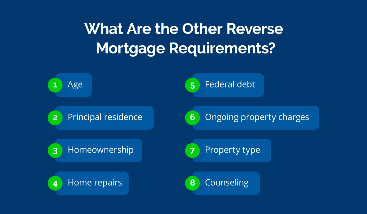 What Are the Other Reverse Mortgage Requirements?

