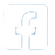 white faceboook logo