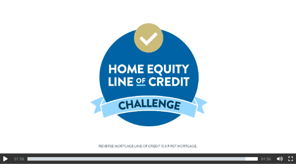 a video thumbnail of the home equity line of credit challenge